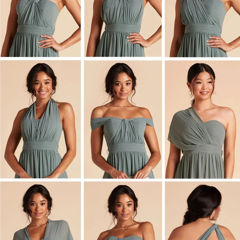 Birdy Grey Strapless Mauve Gown - Picture 3 of 8